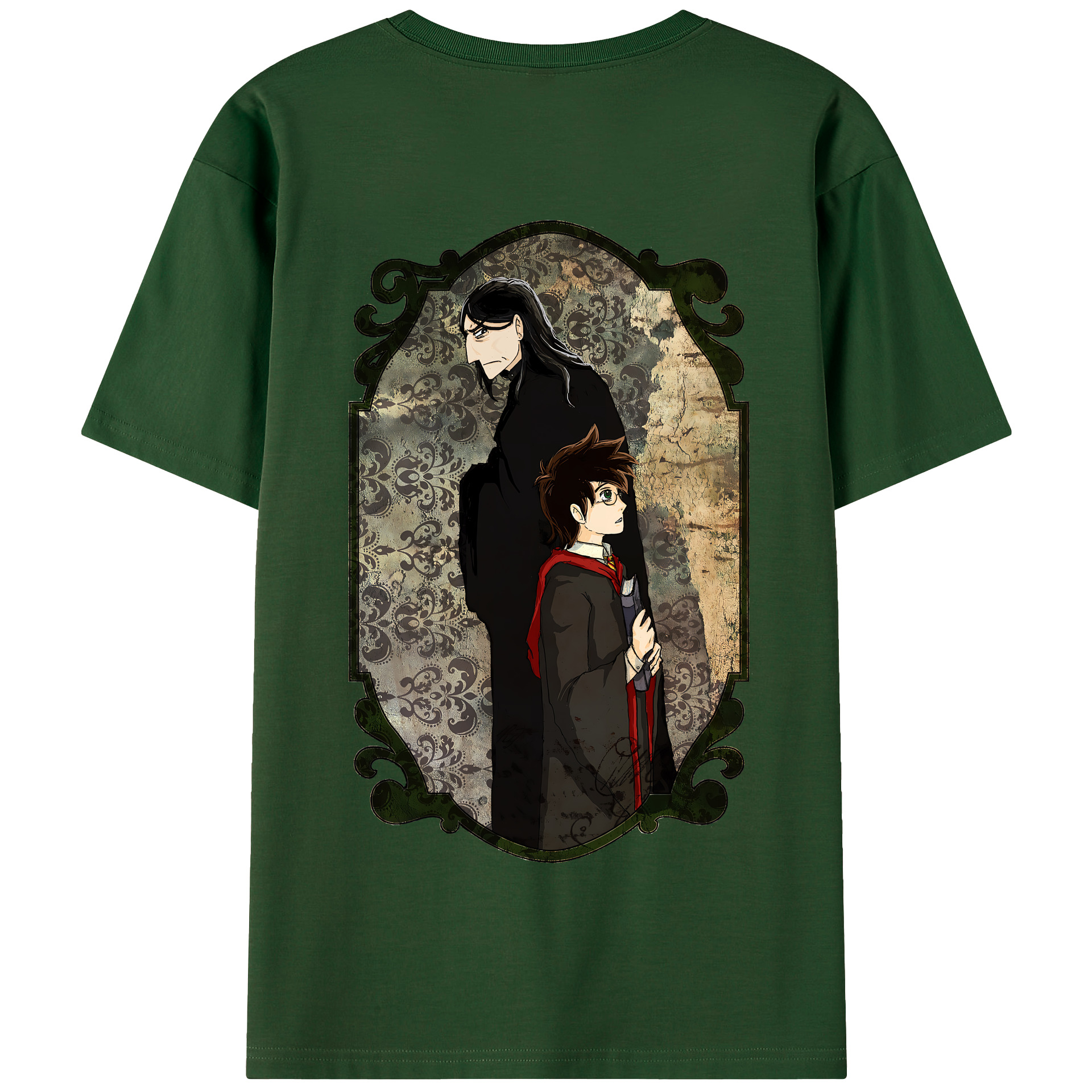 （画像用） Harry Potter ハリー・ポッターシリーズ 綿100％半袖Tシャツ（背面プリント）